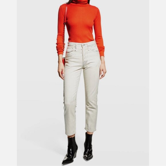 Rag & Bone Maya High Rise Ankle Slim Jeans in Moonshine - Picture 2 of 9